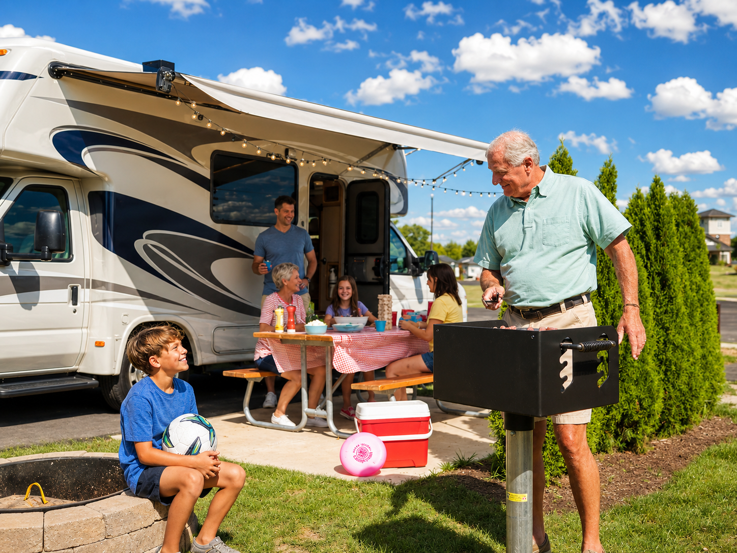 First-time family camping at Island Creek Campground