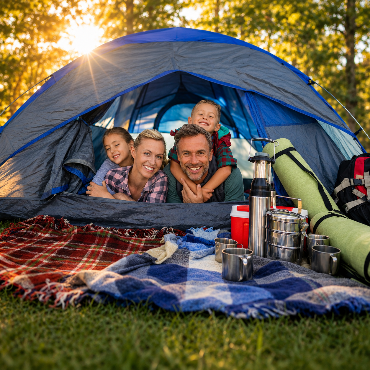 Primitive tent site at Island Creek Campground
